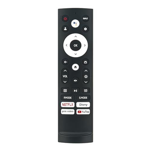 ECONTROLLY Controle remoto de substituição de voz ERF3AE90H compatível com HISENSE Laser TV 100 Pulgadas 100L5H 4K DPL Smart TV