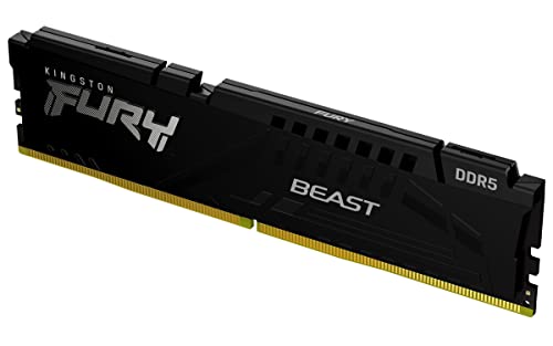 KF556C40BB-8 - Módulo de memória de 8GB DIMM DDR5 5600Mhz FURY Beast Black 1,25V 1Rx16 288 pinos para desktop/gamers