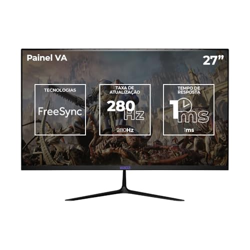 Monitor Gamer Mancer Horizon Z PRO280H | 27 Polegadas | VA | Full HD | 280Hz | 1ms | FreeSync/G-Sync | MCR-HZP280H-BL01