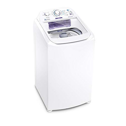 Máquina de Lavar Electrolux 8,5kg Branca Turbo Economia com Jet&Clean e Filtro Fiapos (LAC09) 110v