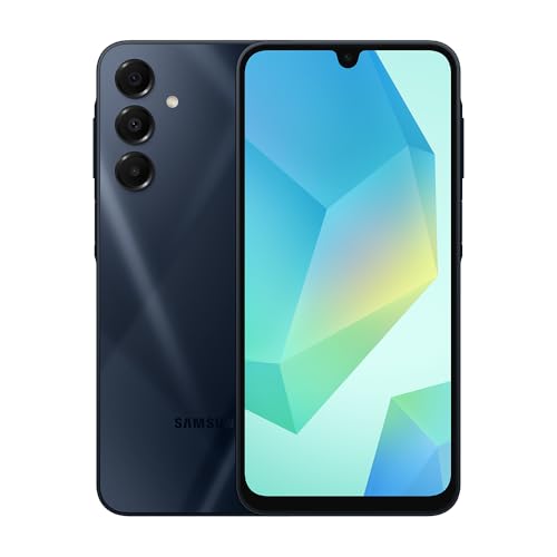 Samsung Celular Galaxy A16 5G, 256GB + 8GB RAM, Câmera de até 50MP, Tela 6.7", NFC, IP54, Bateria 5000 mAh (Azul Escuro)