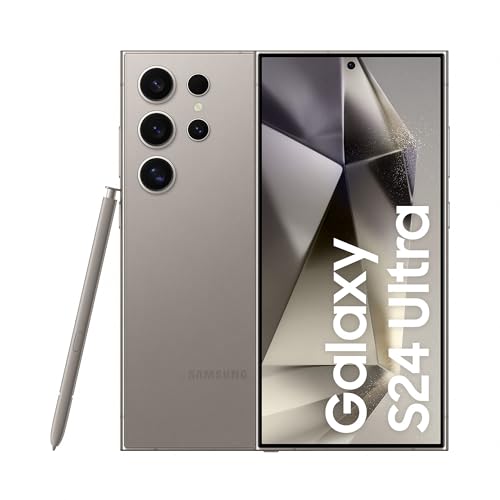 Smartphone Samsung Galaxy S24 Ultra, Galaxy AI, Selfie de 12MP, Tela de 6.8" 1-120Hz, 512GB, 12GB RAM - Titânio Cinza