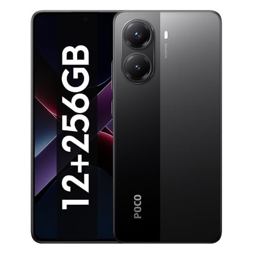 Smartphone Xiaomi POCO X7 Pro 5G 8+256GB/12+256GB/12+512GB versión Global teléfono móvil dimensión 8400-Ultra 6,67 AMOLED "1,5 K 6000mAh(typ) 90W carga NFC (Black, 12GB+256GB)