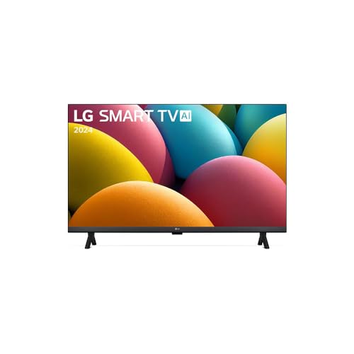 Smart TV 32" LG HD 32LR600B Processador α5 Ger6 AI Alexa integrado LG Channels webOS 23 compatível com Controle Smart Magic