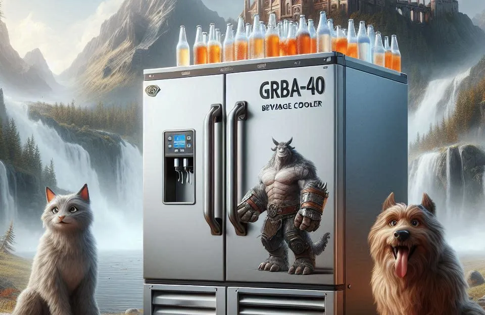 GRBA-400 GW TI Refrigerador de Bebidas 410L 220V