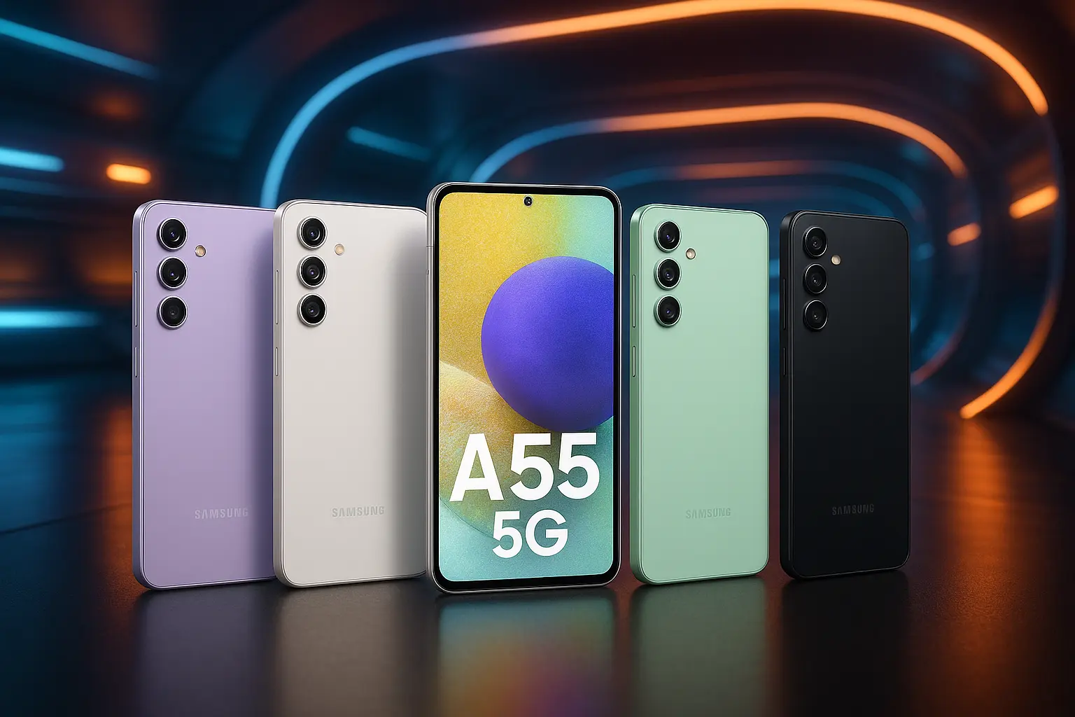 Cinco Principais Modelos de Samsung a 55 5g