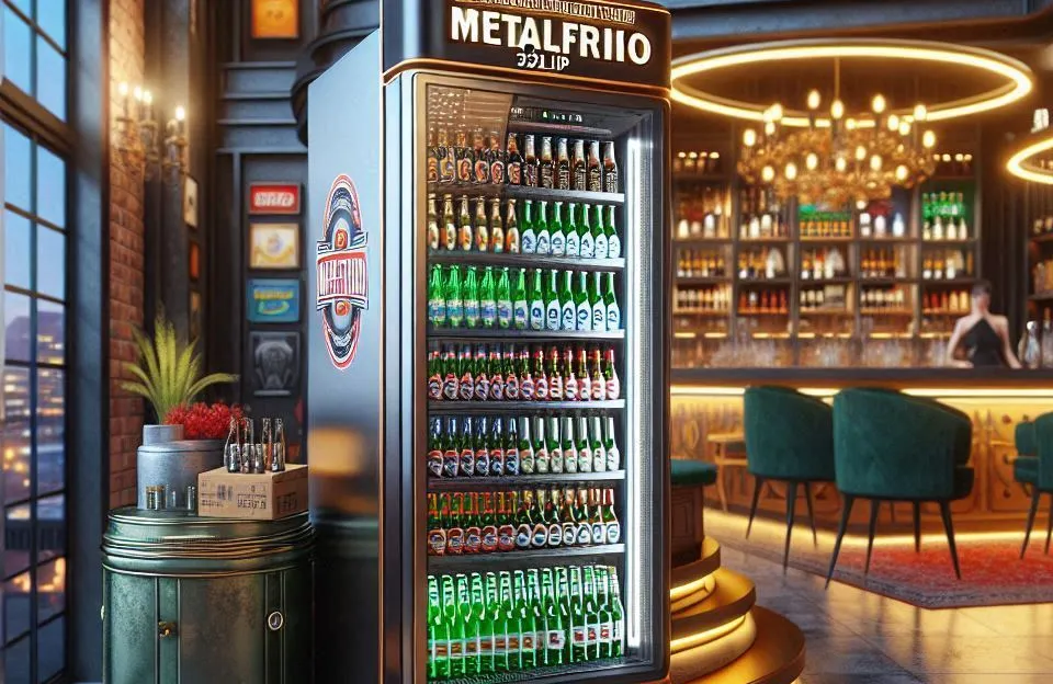 Cervejeira Expositora Slim Metalfrio 324 Litros Vn28rp 220v