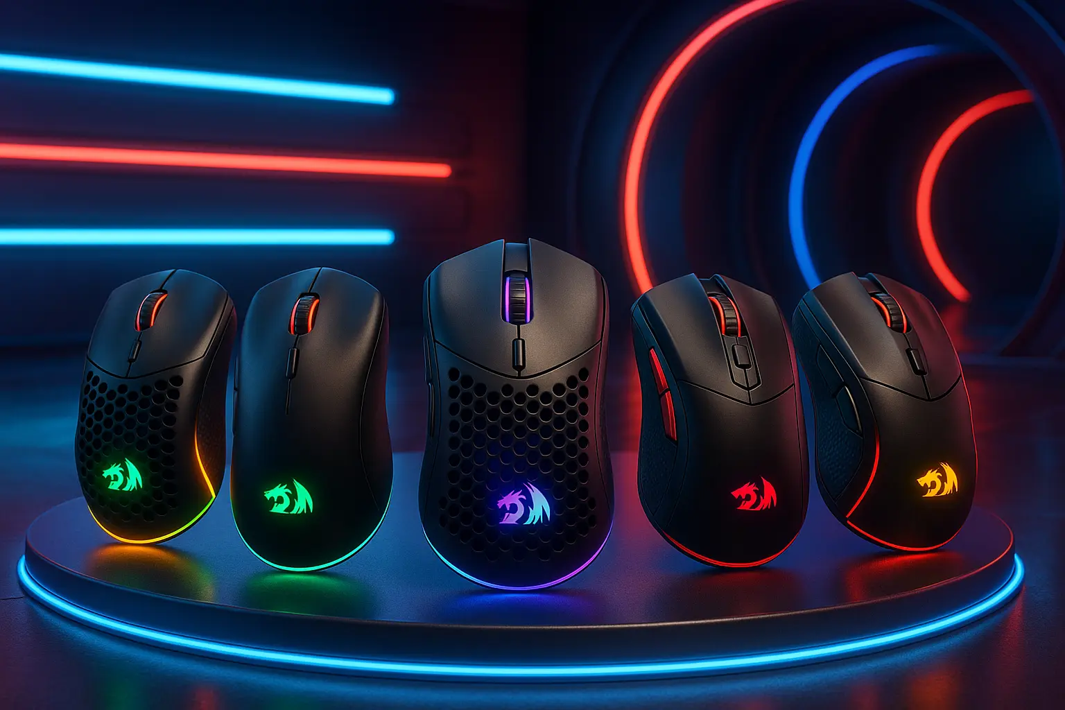 Principais 5 mouse da Redragon