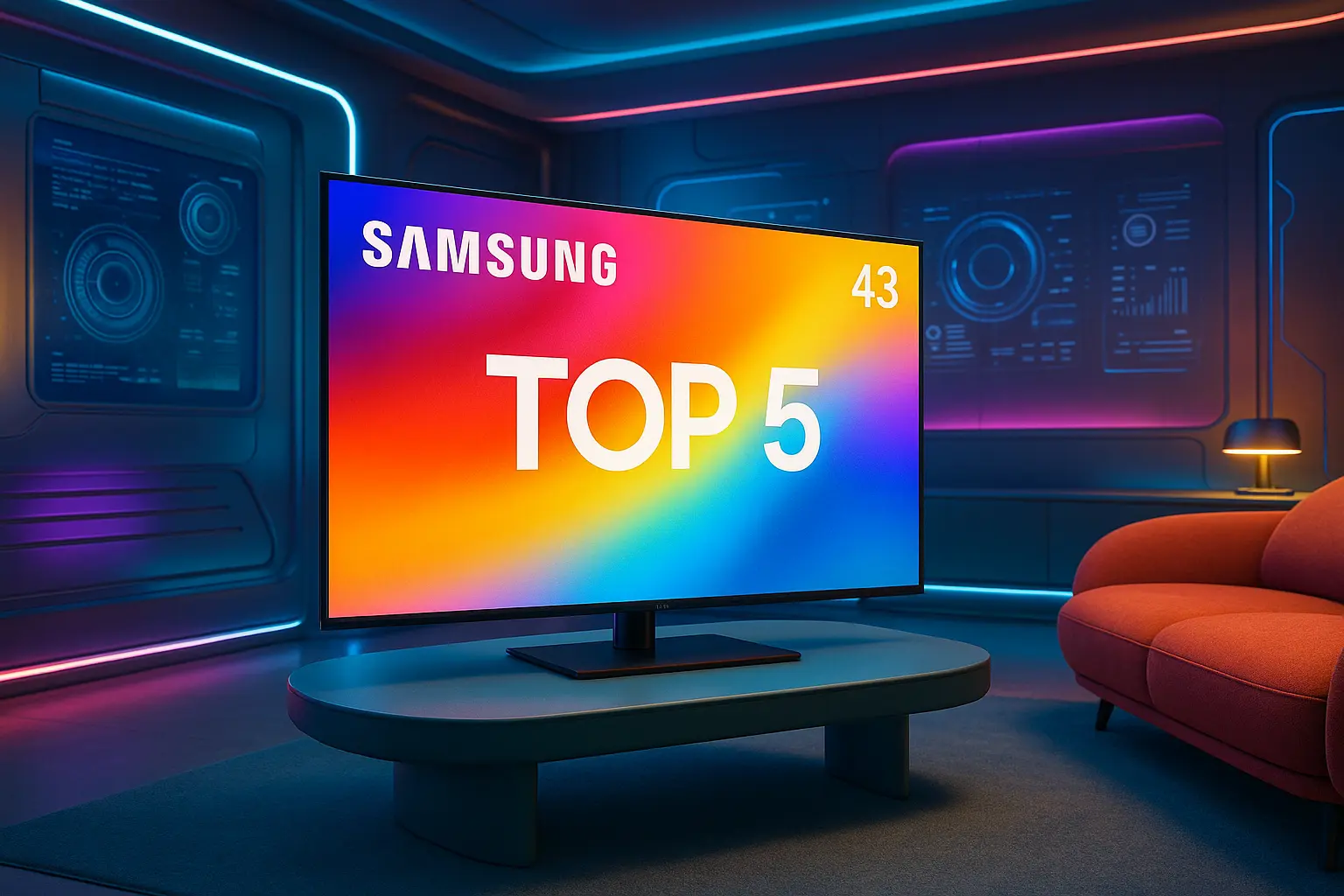 Top 5 Samsung TV 43 polegadas