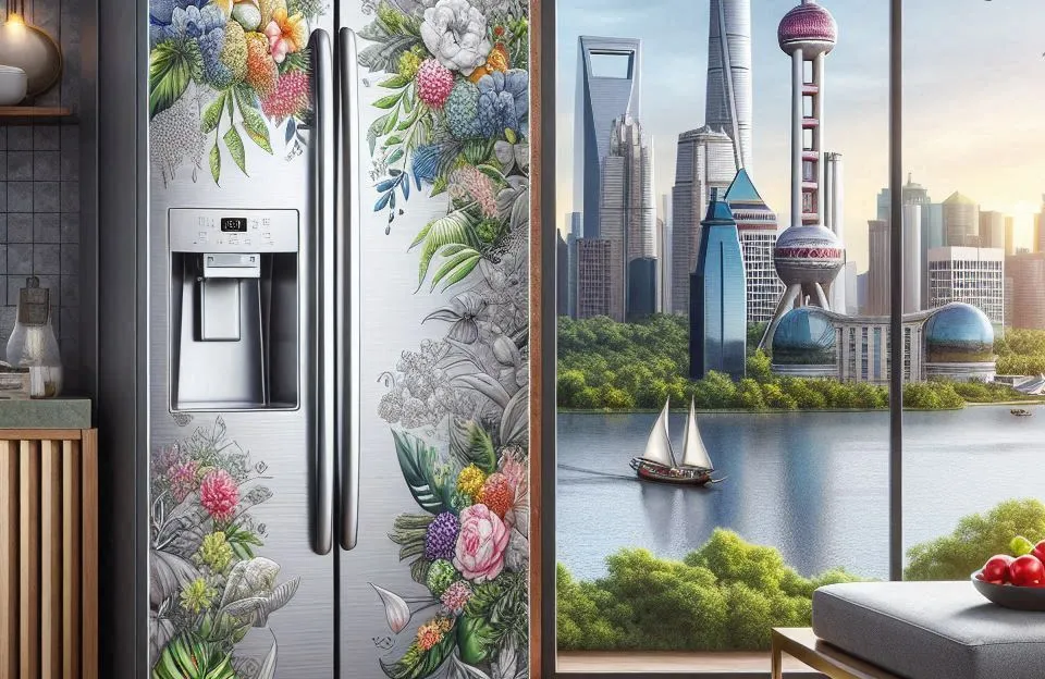 Geladeira Frost Free Side By Side 442L Inox Midea