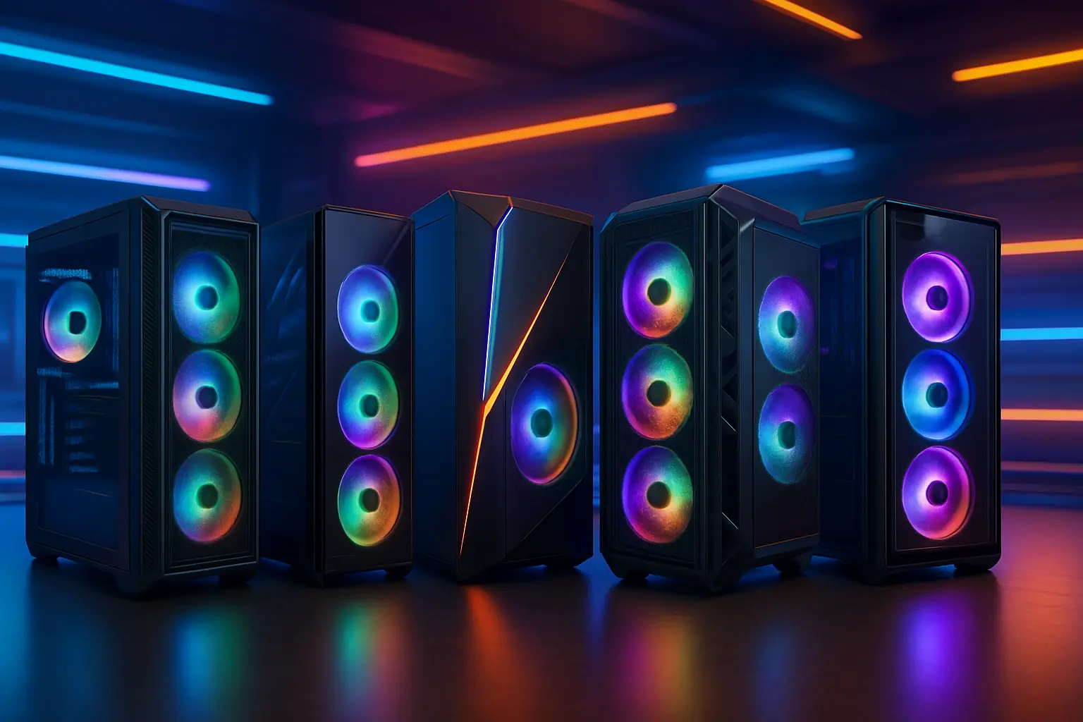 Cinco Principais Modelos de Gabinete Gamer