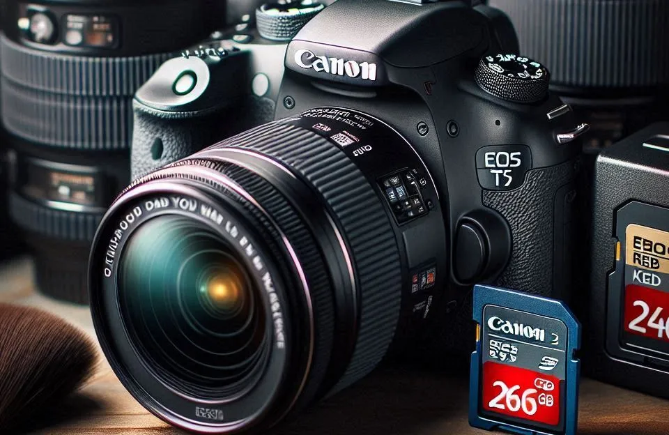 Câmera Digital Canon EOS Rebel T7 com kit e cartão 256GB