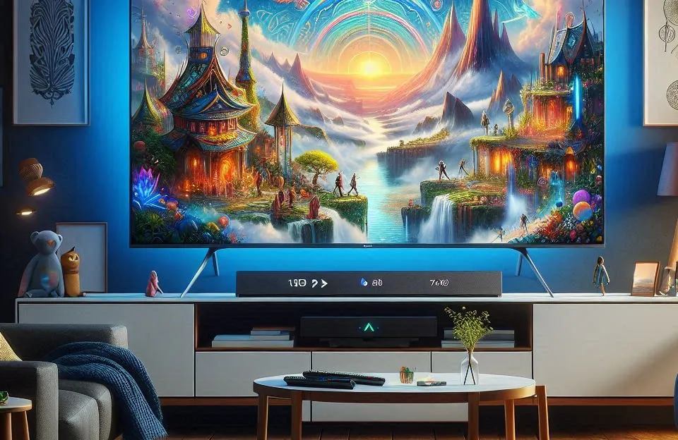Smart TV QLED 65" 4K Toshiba 65C450NS Google TV