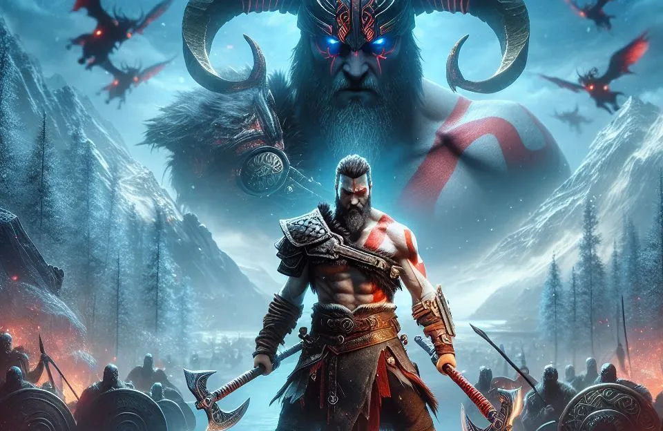 PlayStation 5 + God of War Ragnarök com alta performance