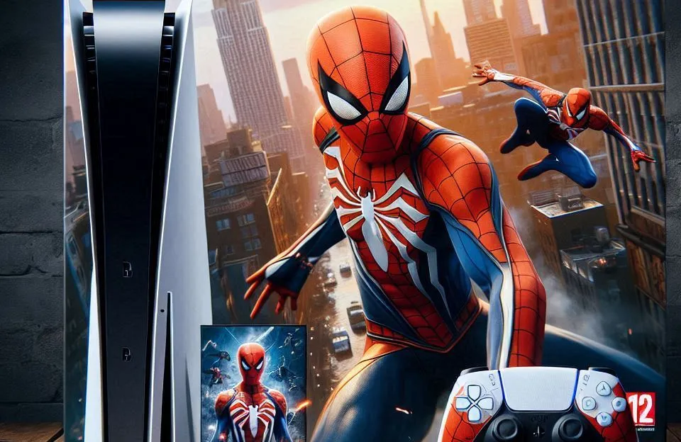 Console PlayStation 5 com Marvel's Spider-Man 2