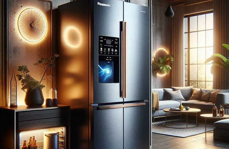 Geladeira Panasonic BB41 Titânio 397L 60cm 220V