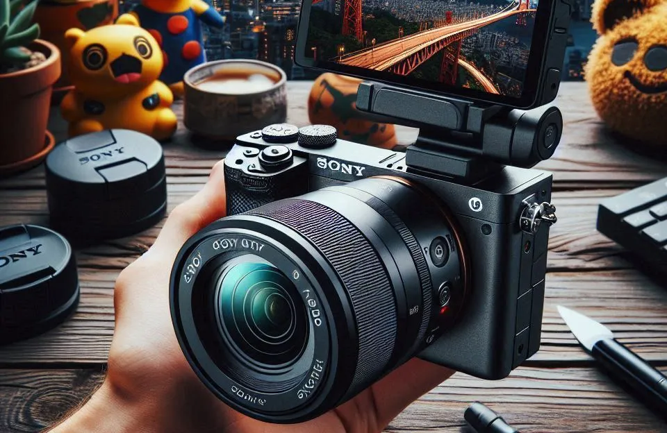 Sony Câmera Vlog ZV-1F para criadores de conteúdo e vloggers