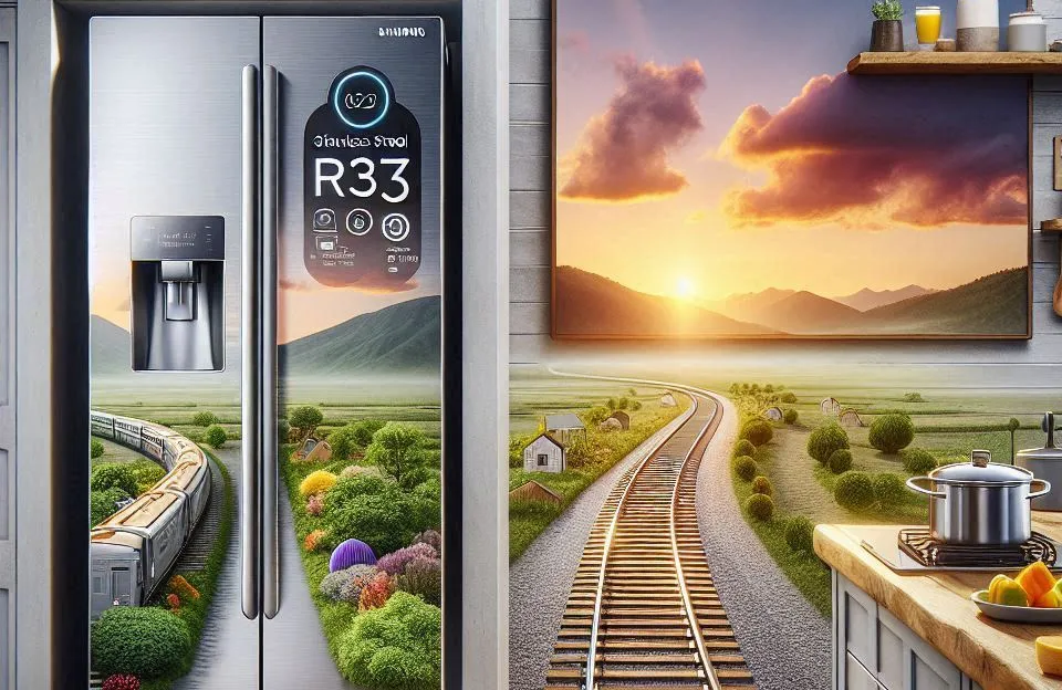 Geladeira Side by Side SmartThings Samsung RS57 Inox 564L