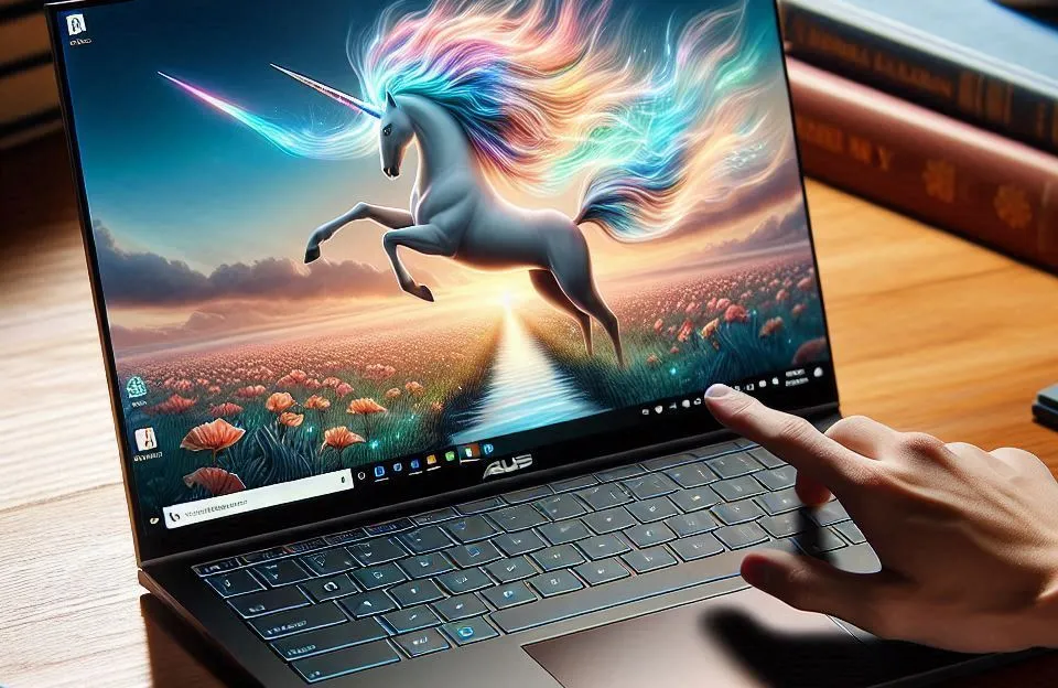 ASUS Zenbook 14 OLED com IA e Tela Touch WUXGA