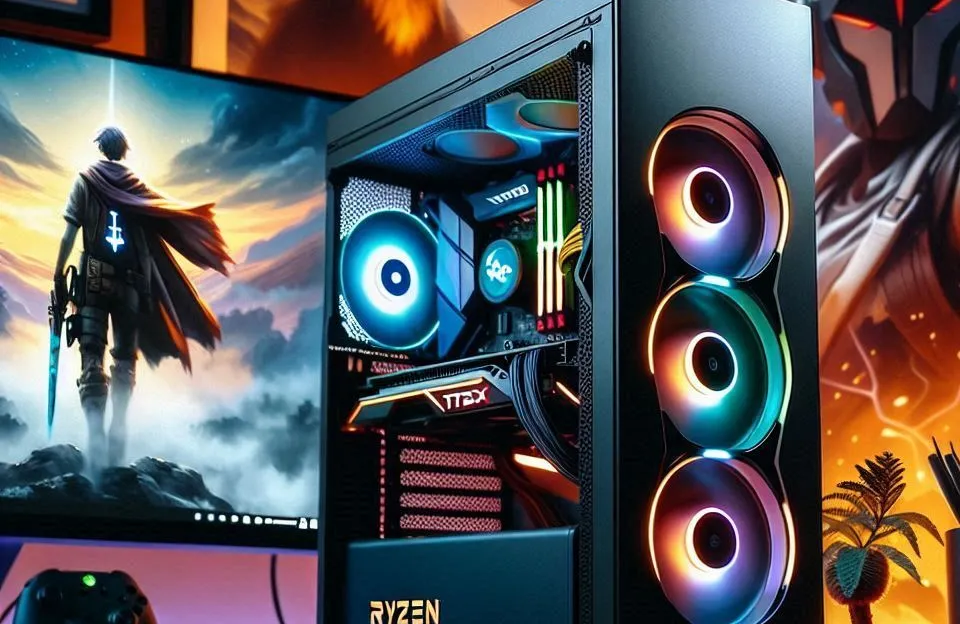 PC Gamer ITX Arena Ryzen 5 5500 RTX 4060 16GB SSD 500GB