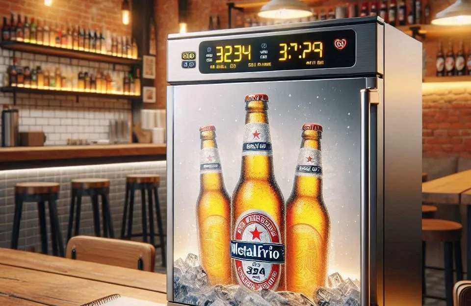 Cervejeira Expositora Slim Metalfrio 324L Vn28rp 110V