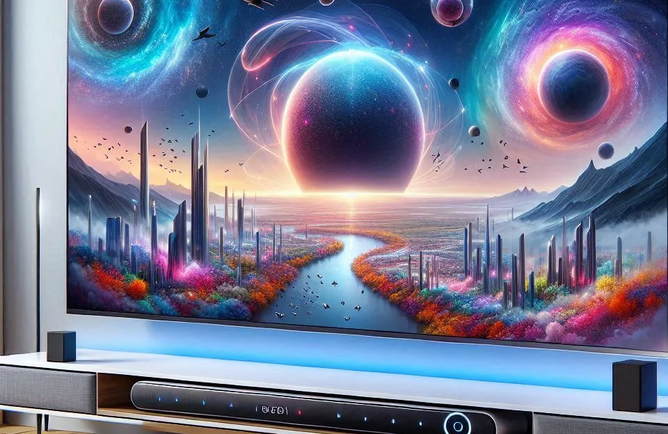 Samsung Smart TV 55" QLED 4K 55Q70D + Soundbar