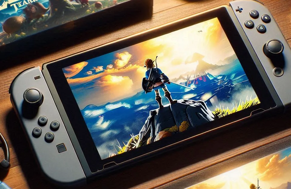 Nintendo Switch OLED - The Legend of Zelda: Tears of the Kingdom Edition: O Console dos Seus Sonhos!