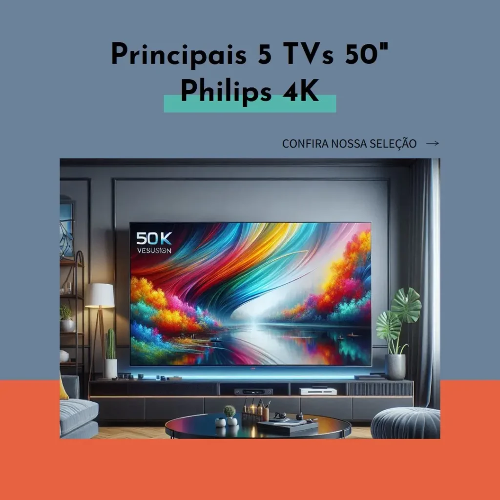 Principais 5 TV 50 polegadas Philips 4K