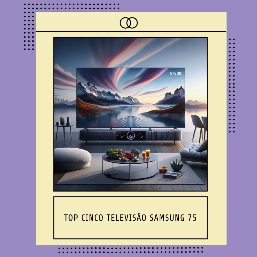 Top Cinco televisão Samsung 75