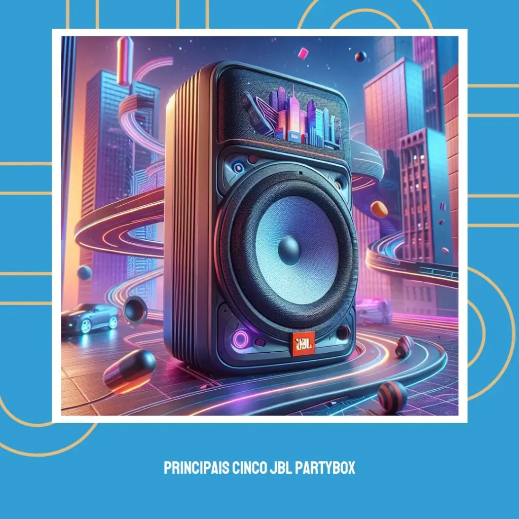 Principais Cinco JBL partybox on-the-go