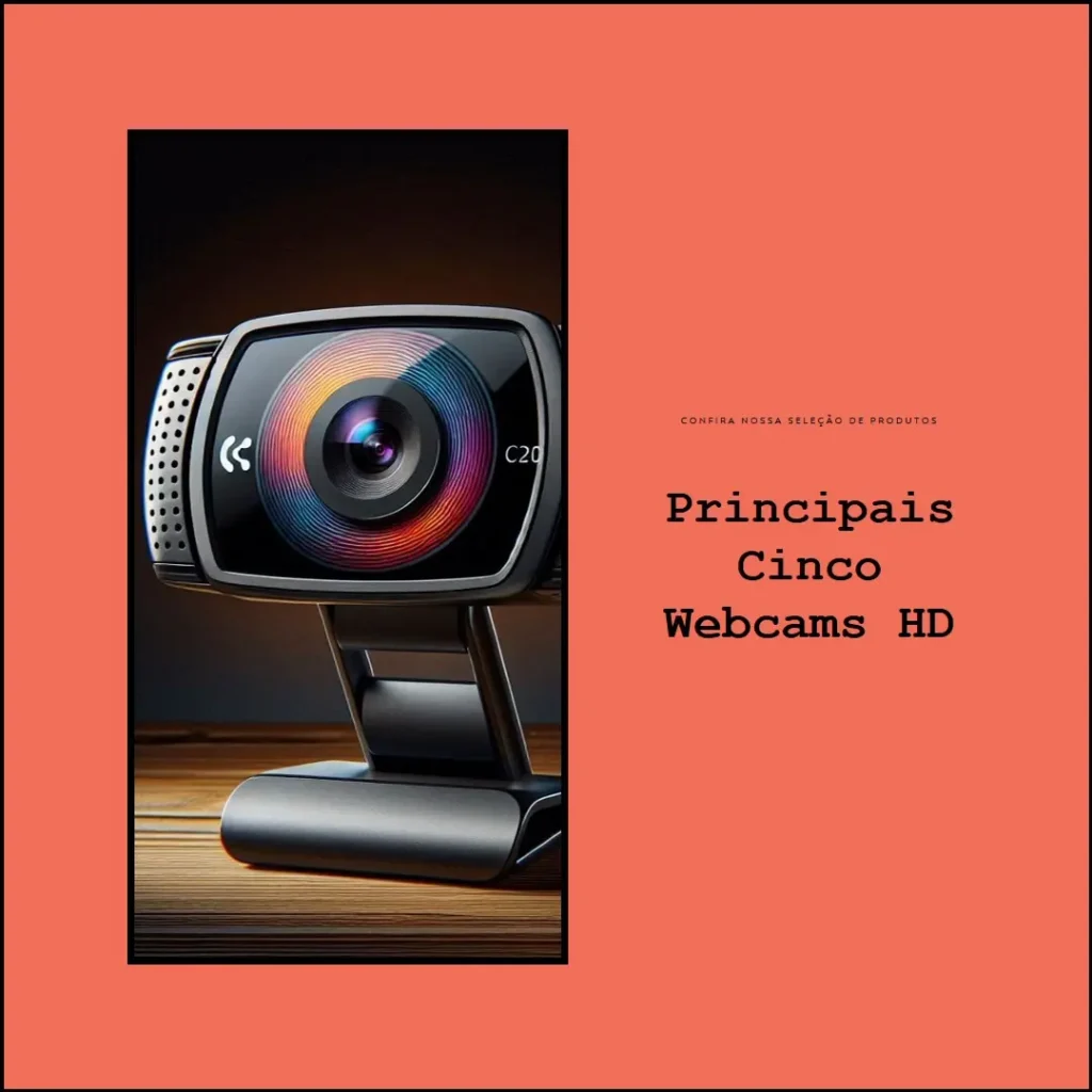 Principais Cinco webcam hd Logitech c270