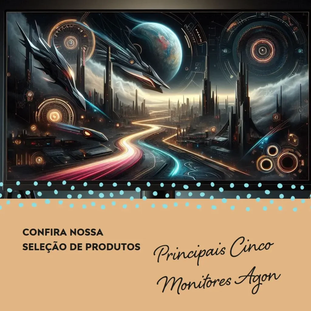 Principais Cinco monitor Agon 240hz 0.5 ms