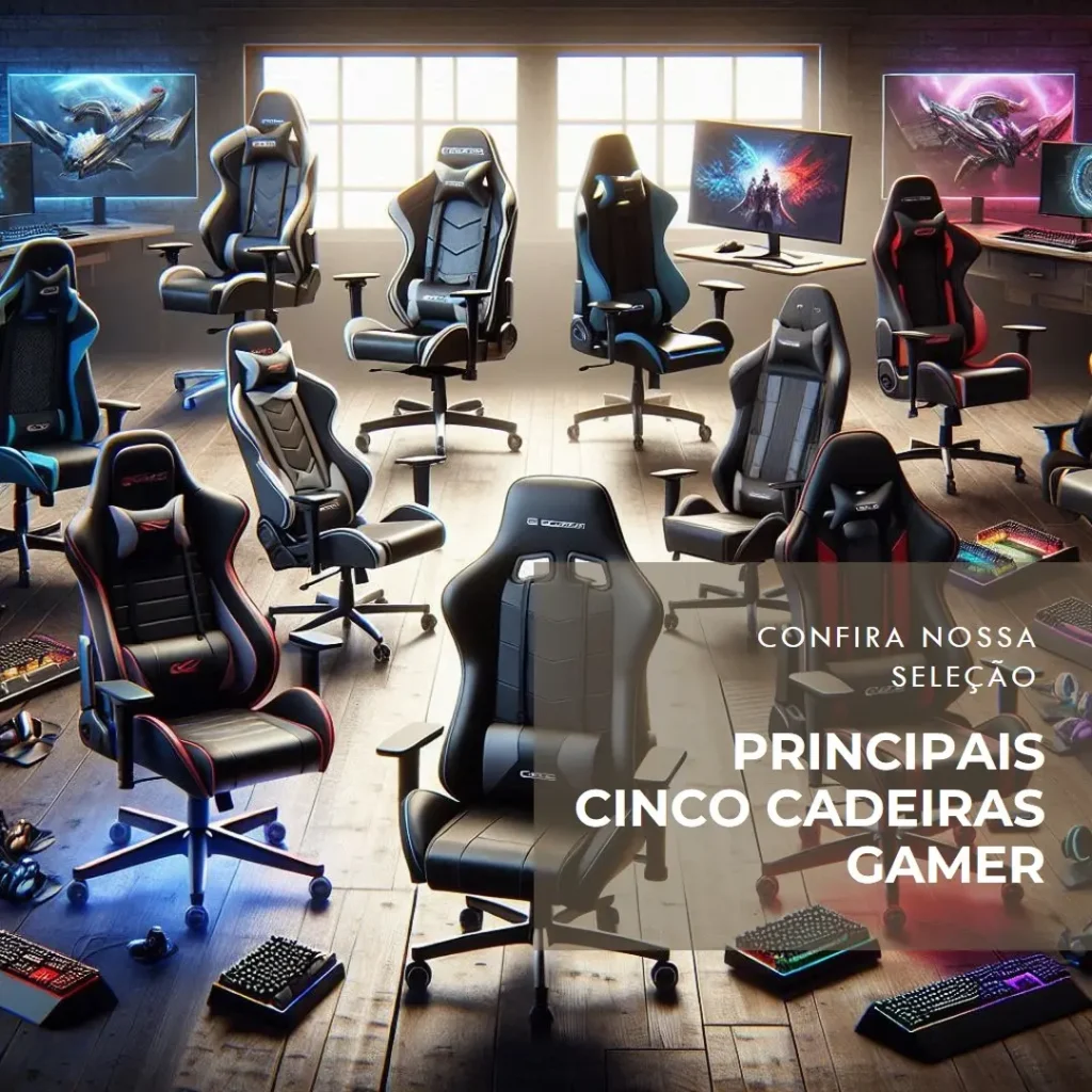 Principais Cinco melhores cadeiras gamer