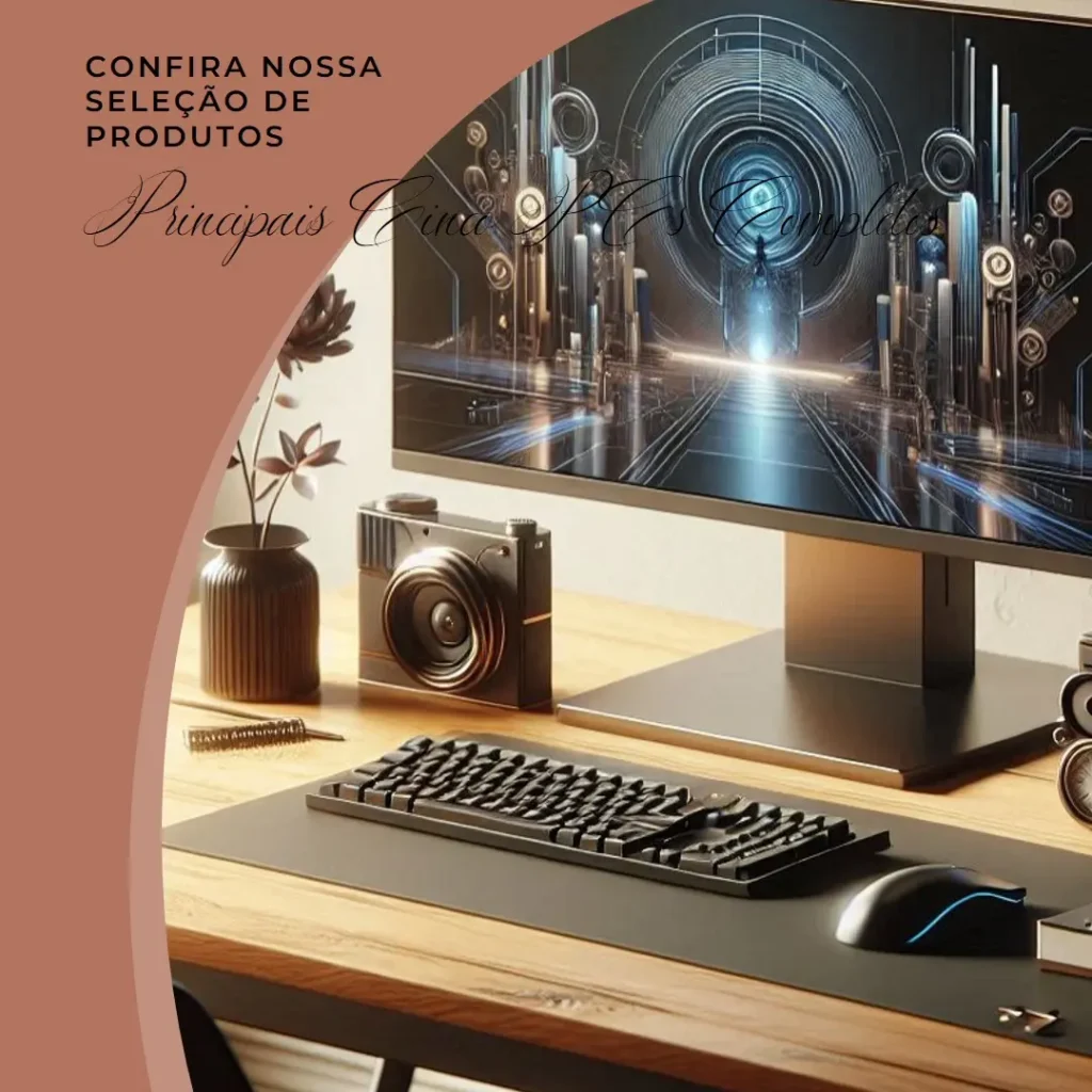 Principais Cinco PC completo com monitor
