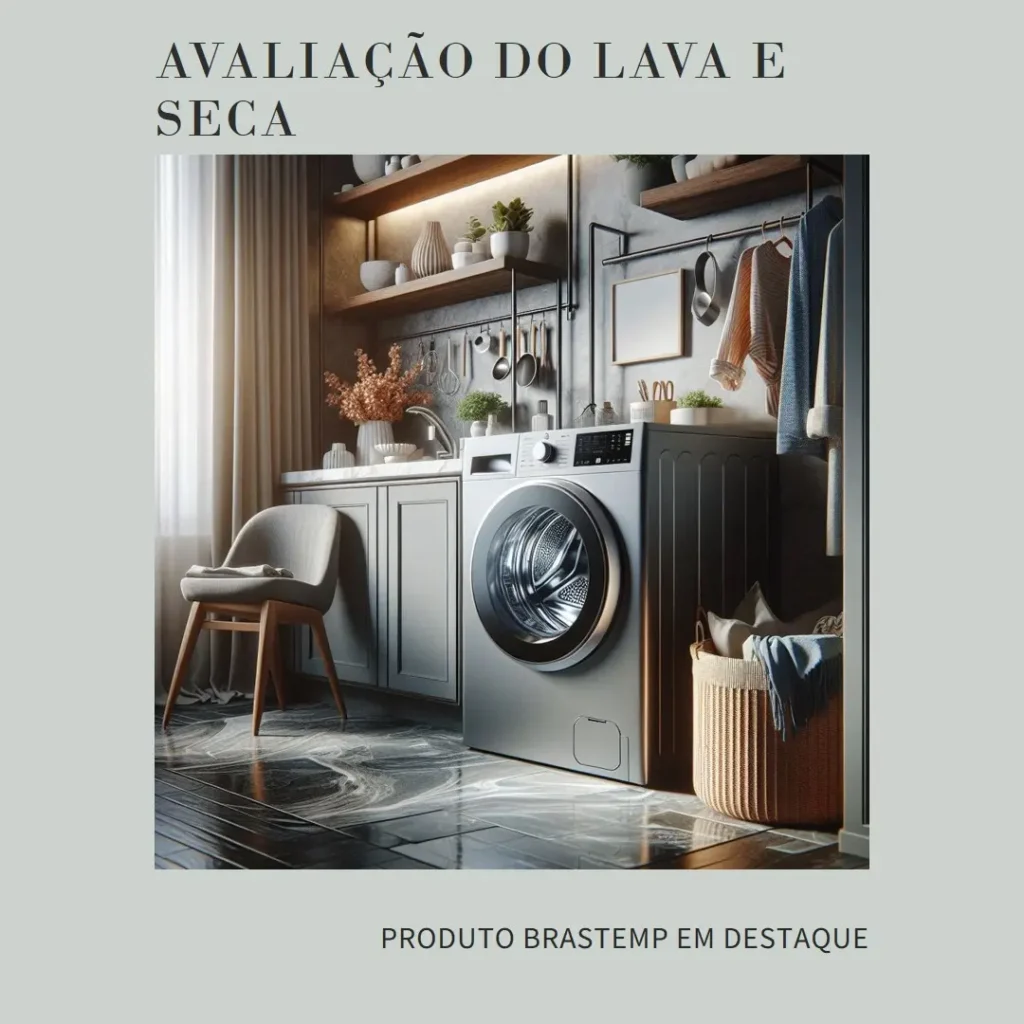 Lava e Seca Brastemp 10kg/6kg com Smart Sensor