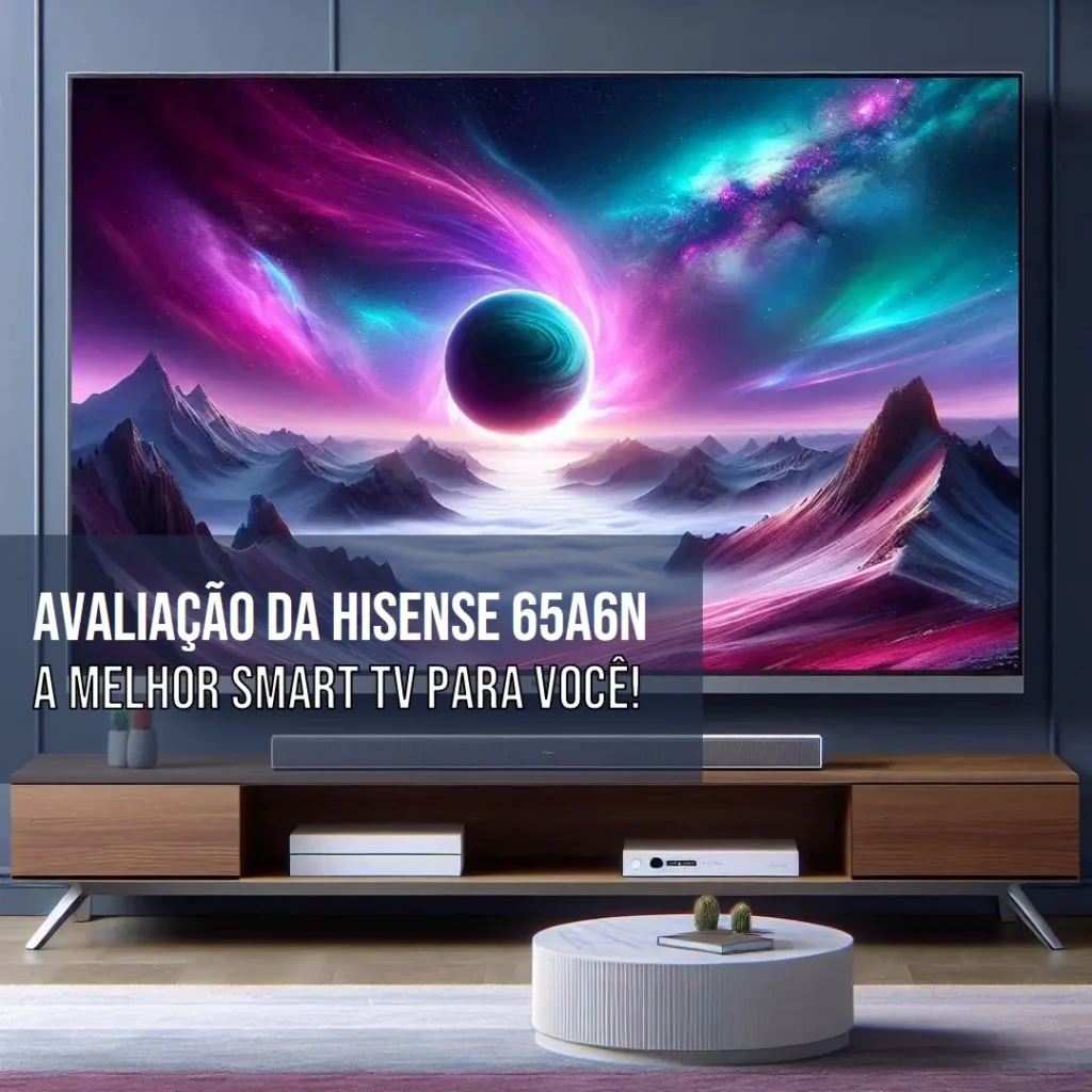 Hisense Smart TV UHD 4K DLED 65A6N com Dolby Vision e Alexa