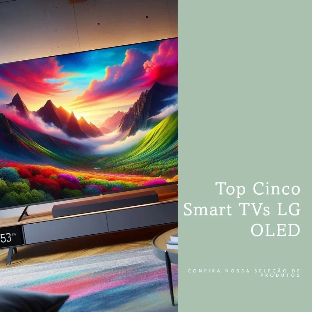 Top Cinco smart TV lg oled evo 4k c4 55