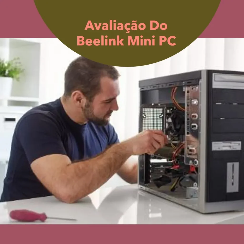 Beelink Mini PC SER8 com Ryzen 7 e SSD NVMe de 1TB