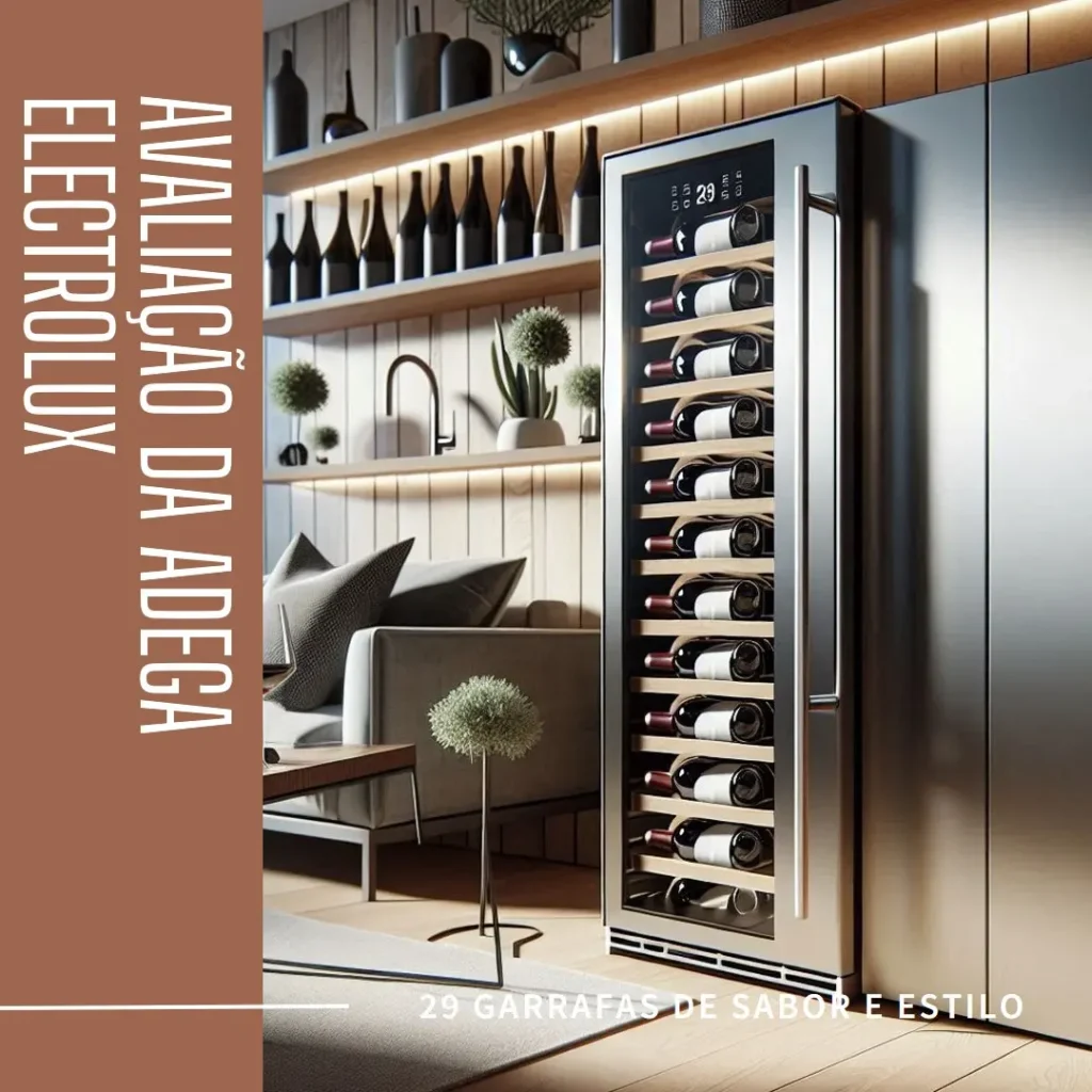 Adega Electrolux 29 Garrafas com Dual Zone e Painel Digital