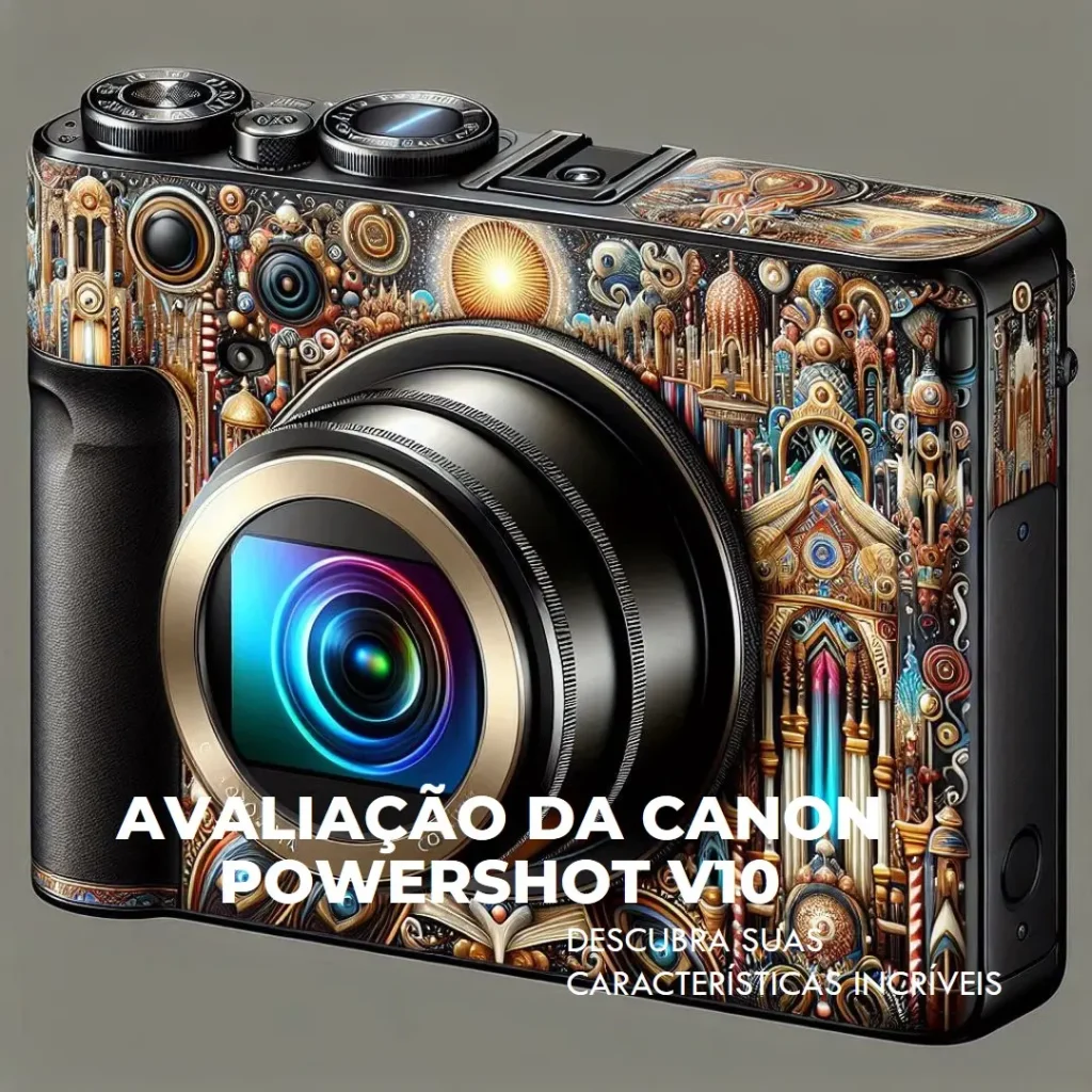 Canon PowerShot V10: Câmera Compacta 4K para Criadores de Conteúdo