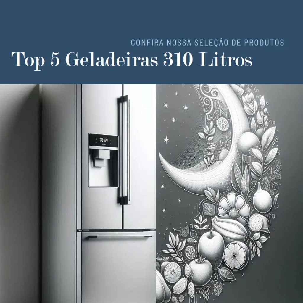 Top 5 Opções de geladeira 310 litros frost free