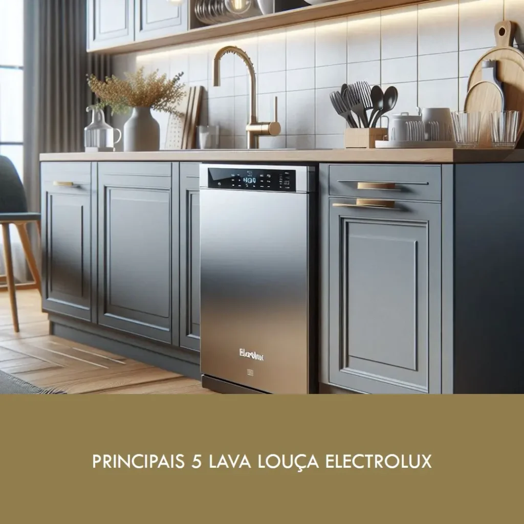 Principais 5 lava louça 6 serviços Electrolux