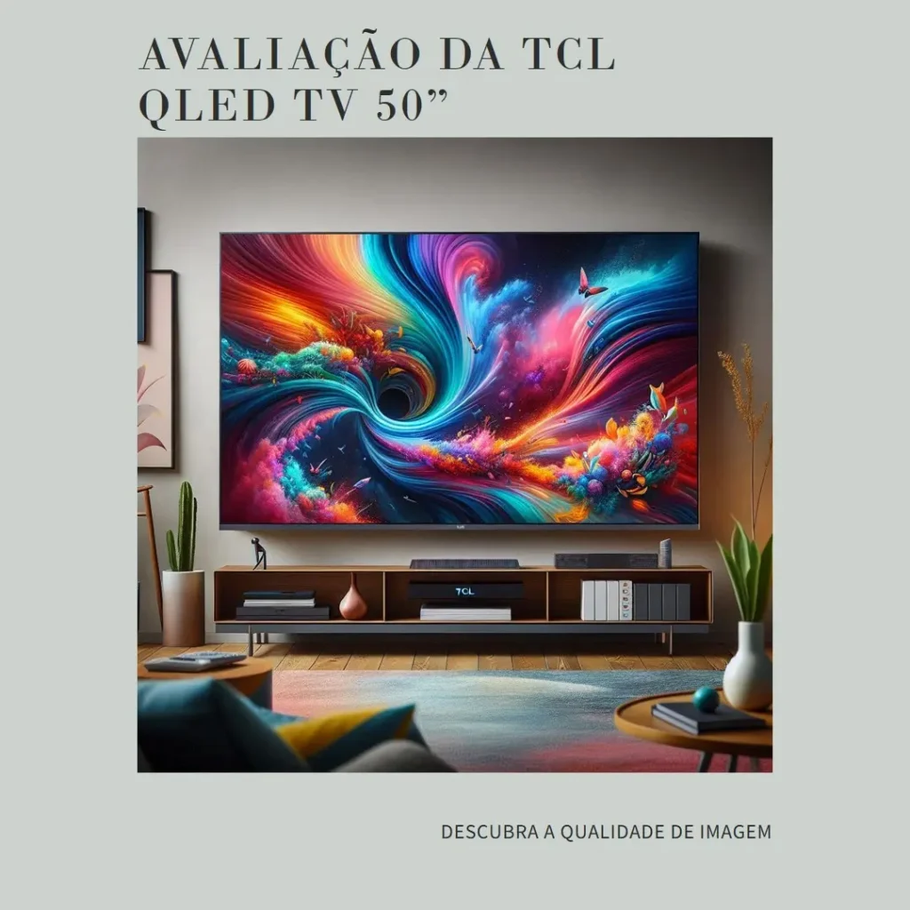 TCL QLED TV 50” C645 4K UHD GOOGLE TV DOLBY VISION GAMING: A Escolha Ideal para Entretenimento de Qualidade