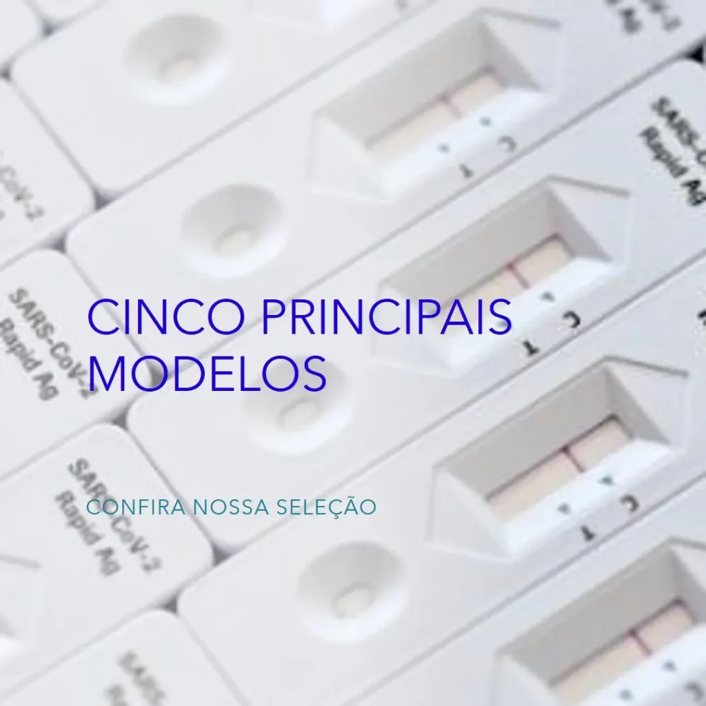 Cinco Principais Modelos de fita Accu chek