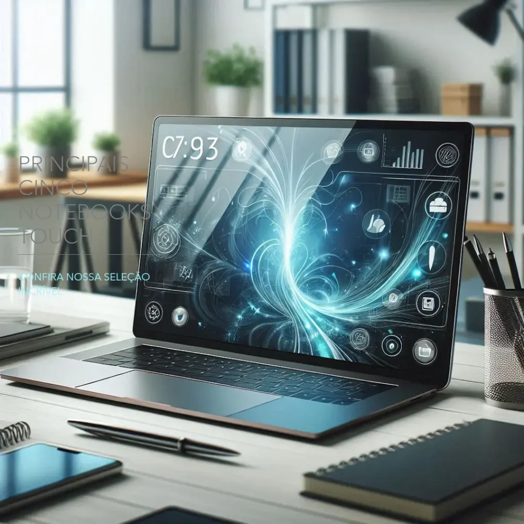 Principais Cinco notebook tela touch