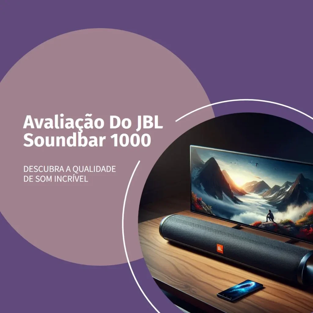 JBL Soundbar Bar 1000 440W 7.1.4 Canais com Dolby Atmos