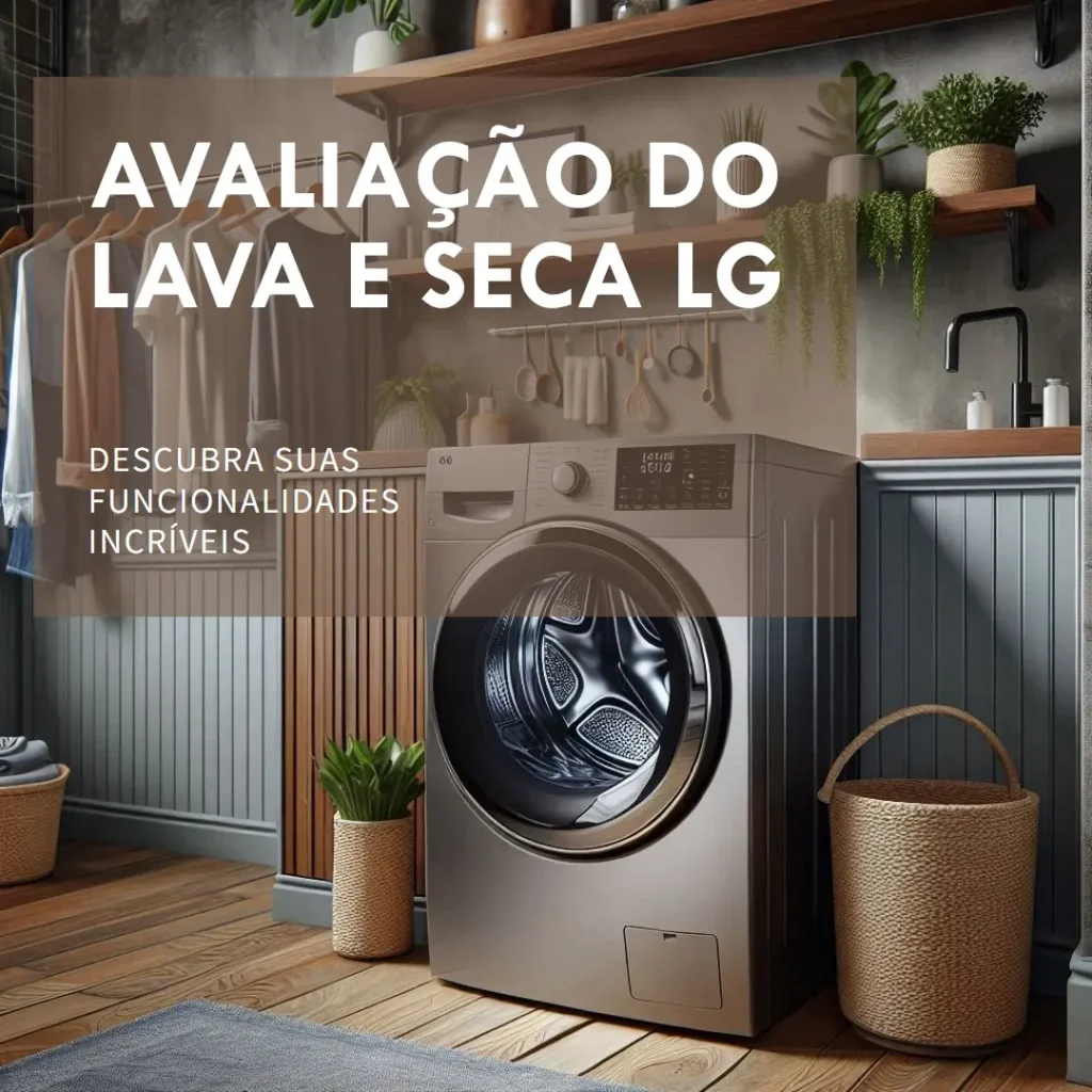 Lava e Seca LG VC4 14kg com Inteligência Artificial AI DD