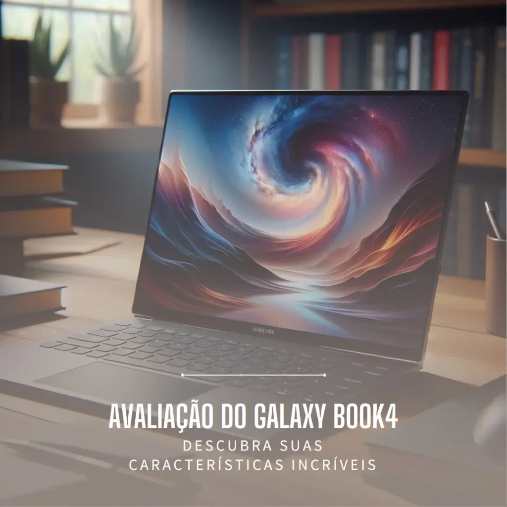 Samsung Galaxy Book4 com Intel Core i5 e 16GB RAM