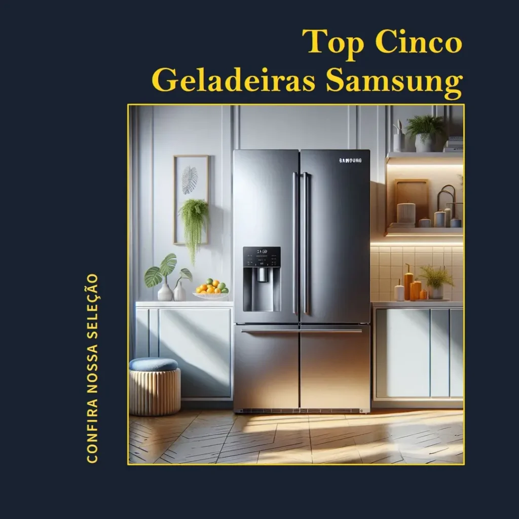 Top Cinco geladeira samsung 3 portas