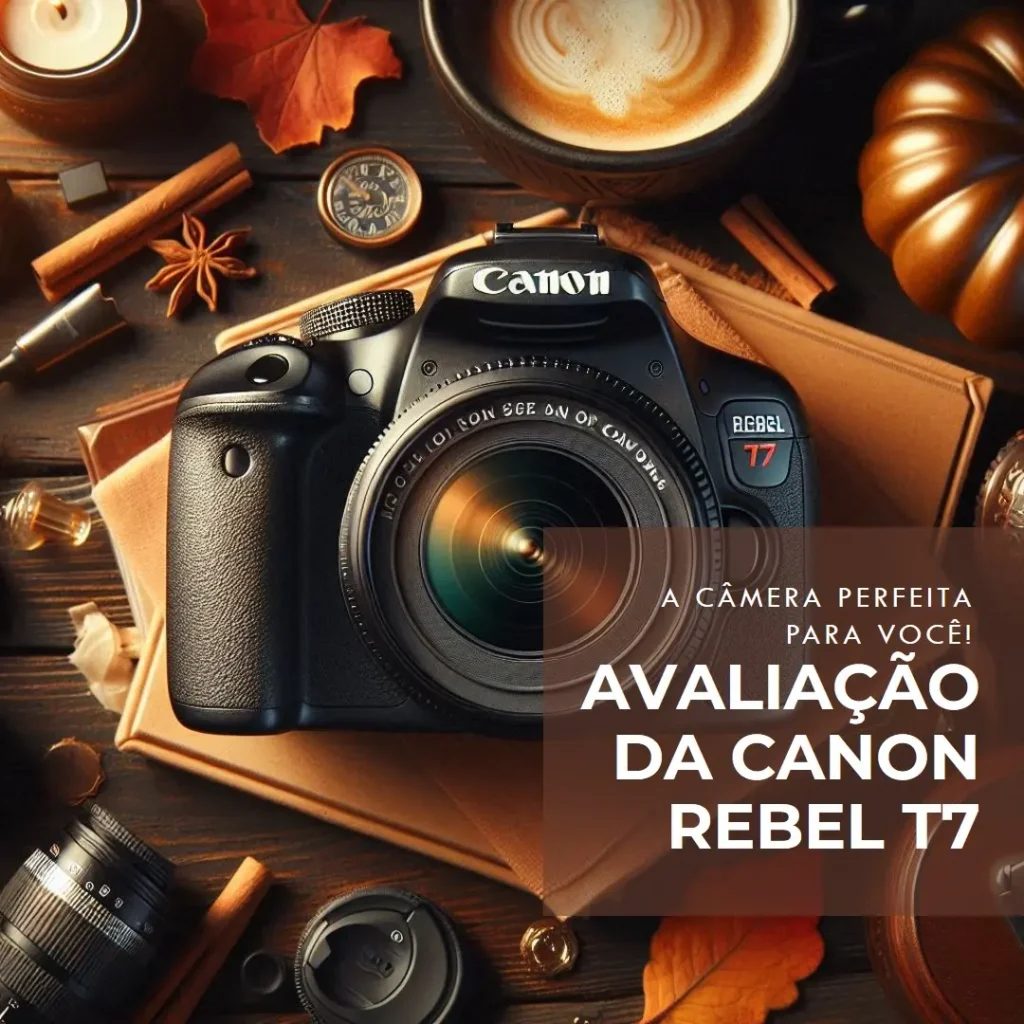 Câmera Digital Canon EOS Rebel T7+ S18-55 IS II BR